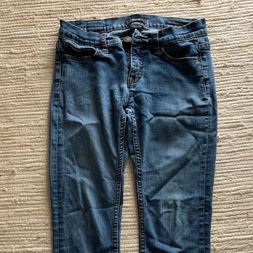 High Rise Cigarette Ankle Jeans